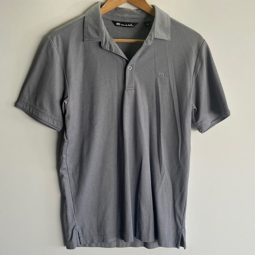 Travis Mathew Charcoal Polo Shirt